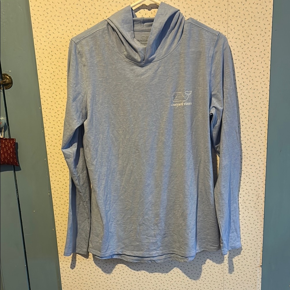 Vineyard Vines Light Blue Hoodie/Beach Cover Up
